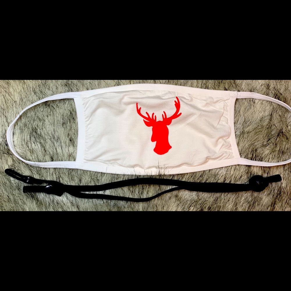 BOGO Deer Face Mask with Filter Pocket & Lanyard